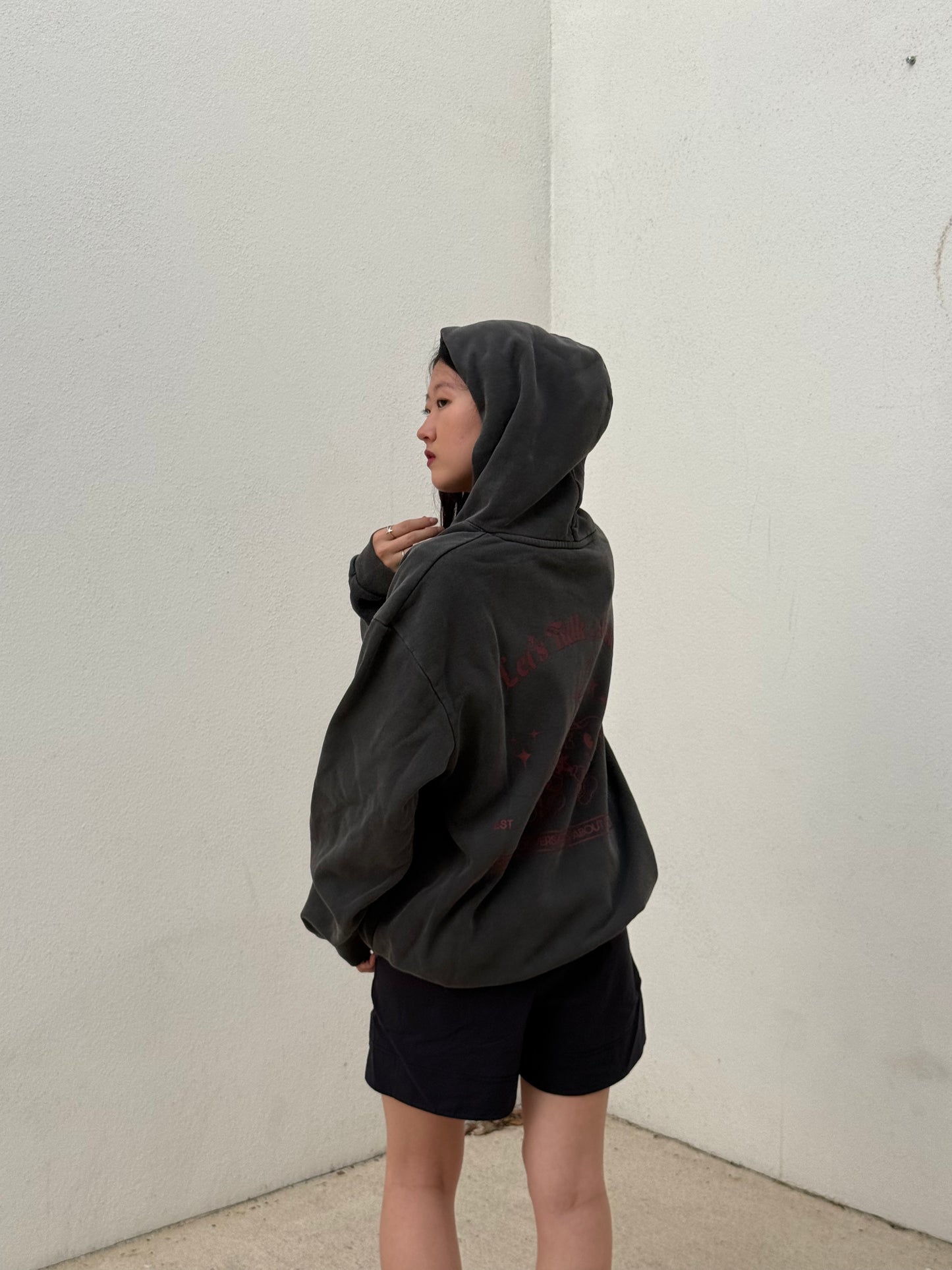 cherry walk hoodie