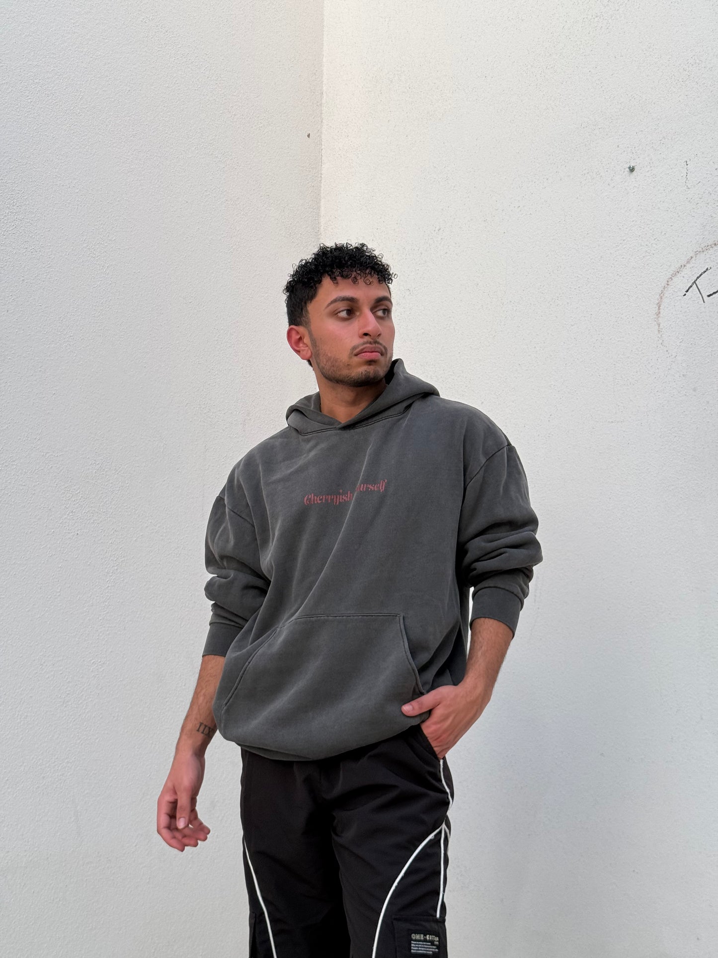 cherry walk hoodie