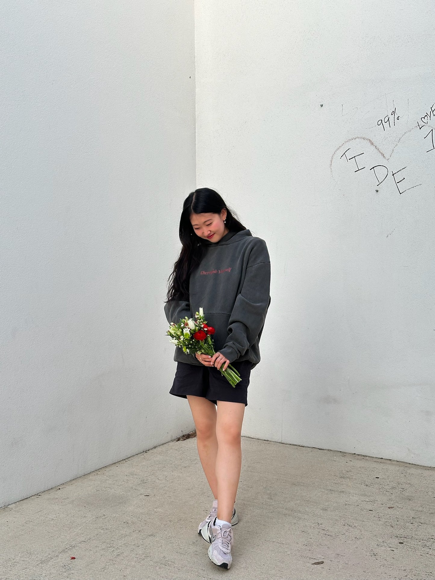 cherry walk hoodie